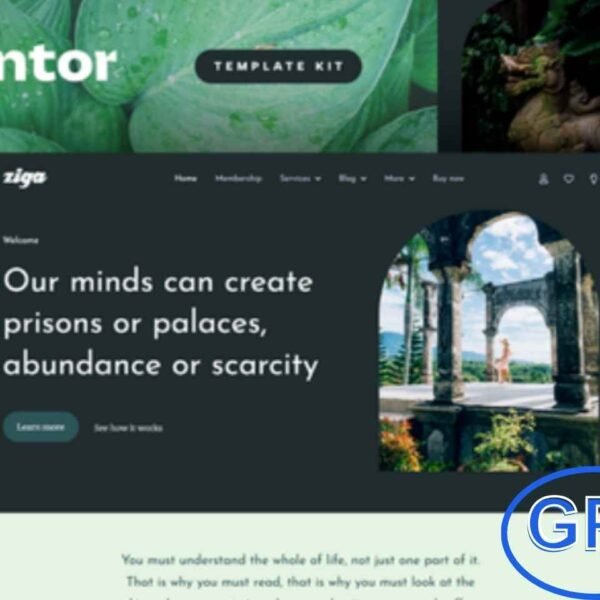 Ziga – Healer & Life Coach Elementor Template Kit Ziga is a modern Elementor Template Kit crafted for healers, life coaches, counselors, therapists, reiki practitioners, shamans, hypnotists, and holistic wellness experts. With its clean and professional layouts, this kit helps you create a powerful online presence to connect with clients and showcase your services.