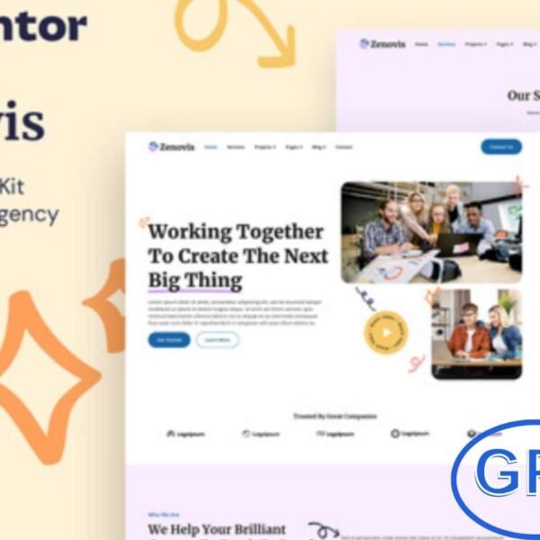 Zenovis – Creative Digital Agency Elementor Template Kit Zenovis is a stylish and modern Elementor Template Kit designed for Creative Digital Agencies, Digital Marketing Agencies, SEO consultants, Social Media Marketing firms, and Website Development companies.