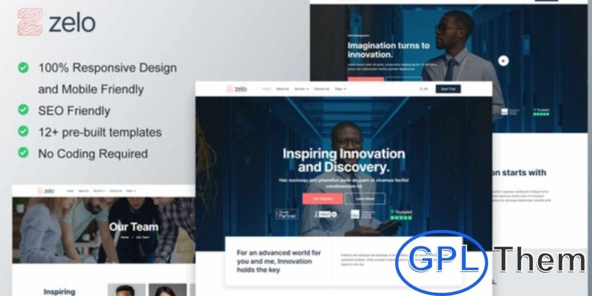 Zelo – Startup Business & Technology Company Elementor Template Kit Zelo is a professional Elementor Template Kit built for Startup and Technology Company websites. Featuring 12+ pre-designed templates with a modern and stylish layout, this kit is perfect for creating a powerful online presence.