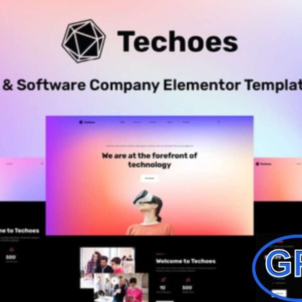 Techoes – Tech & Software Company Elementor Template Kit Techoes is a modern Elementor Template Kit built for tech companies, software firms, and startups looking to showcase their products in a professional way. Featuring a clean and sleek design, this kit comes with 10+ pre-built pages and templates that are fully responsive and easy to customize.