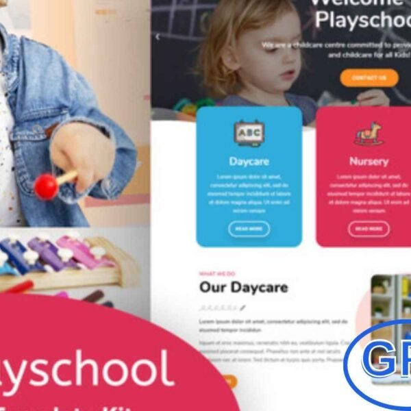 Playschool – Childcare & School Elementor Template Kit Playschool is a modern Elementor Template Kit designed to create professional websites for daycare centers, preschools, kindergartens, and childcare services.