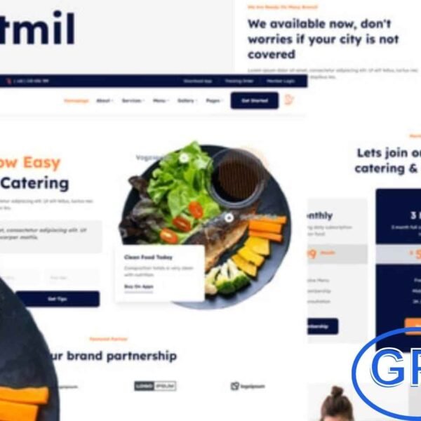 Otmil – Diet & Clean Food Catering Services Elementor Template Kit Otmil is a modern Elementor Template Kit designed for diet, clean food, and catering service websites. Fully responsive and easy to customize with Elementor, this kit provides a visually appealing and professional layout.