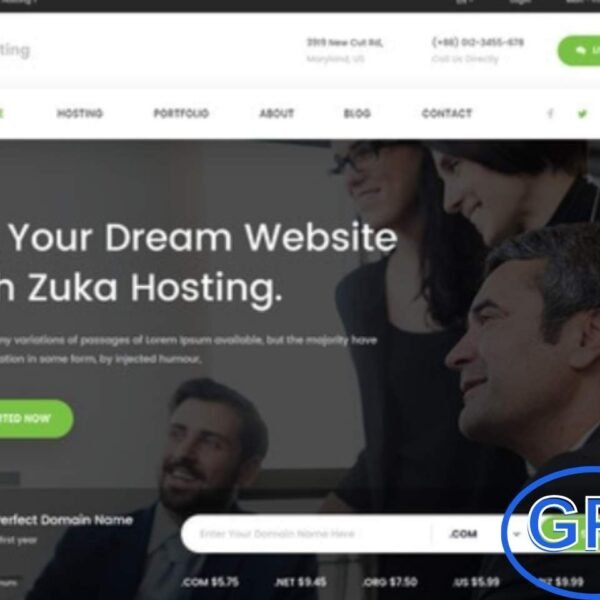 Zukahost – Domain & Web Hosting Elementor Template Kit Zukahost is a modern Elementor Template Kit designed for domain registration, web hosting, and IT service websites. Perfect for hosting providers, cloud services, VPS solutions, and online tech businesses, it features a clean, professional, and fully responsive design.