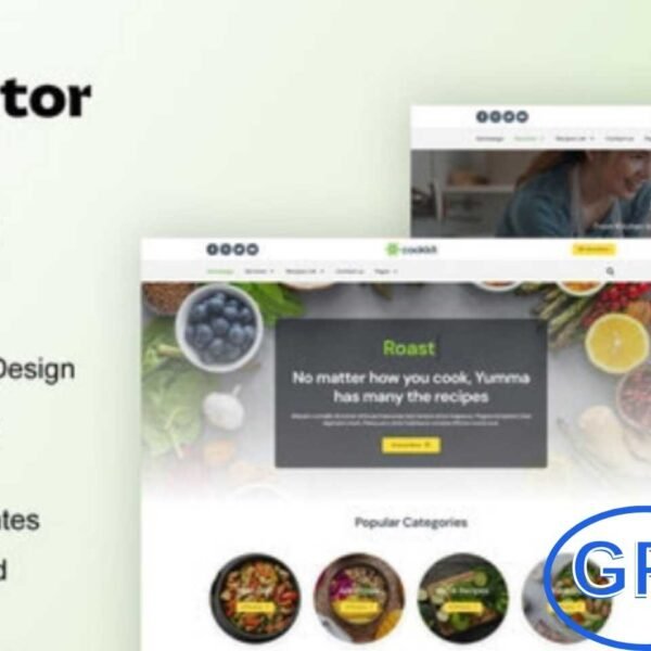 Cookkit – Food Recipe & Nutrition Service Elementor Pro Template Kit Cookkit is a modern Elementor Pro Template Kit designed for food bloggers, recipe websites, and nutrition service platforms. Perfect for showcasing food recipes, drink recipes, cake tutorials, and healthy cooking ideas, it provides 12+ pre-built templates with a clean and stylish design.