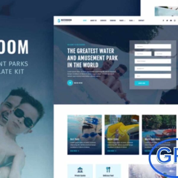 Waterboom – Water & Amusement Park Elementor Template Kit Waterboom is a vibrant Elementor Template Kit crafted for water parks, amusement parks, and theme parks. Featuring a fully responsive and retina-ready design, it ensures your website looks stunning on all devices.