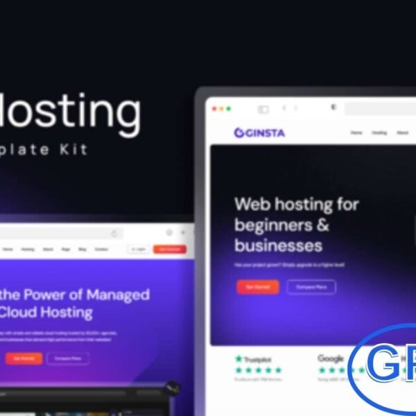 Ginsta – Cloud Hosting Company Elementor Template Kit Ginsta is a modern Elementor Template Kit built for cloud hosting companies and web hosting service providers. With clean, professional layouts, this kit makes it easy to create a fully functional WordPress website without coding.