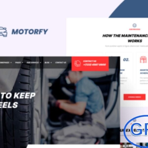 Motorfy – Car Service & Maintenance Elementor Pro Template Kit Motorfy is a professional Elementor Pro Template Kit designed for car service and auto maintenance websites. Perfect for car repair shops, auto service centers, car wash businesses, and vehicle maintenance providers, this kit offers a clean and modern design to highlight your services.