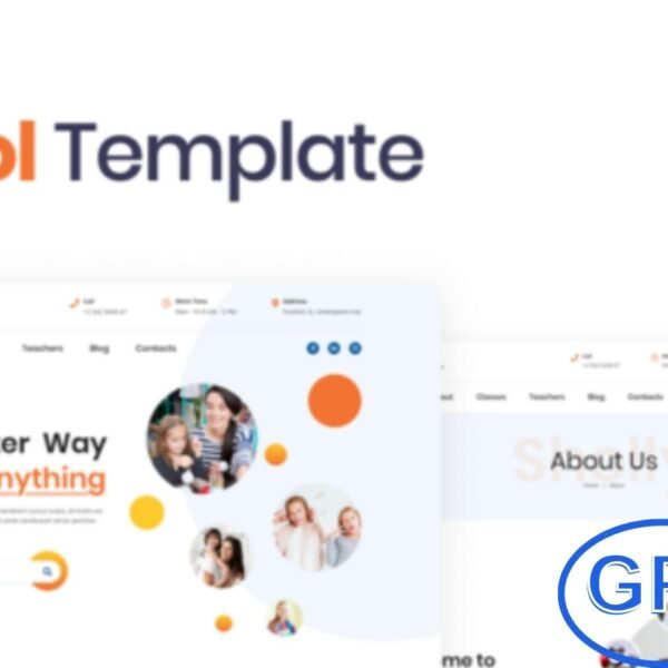 Shelly – School Elementor Template Kit Shelly is a modern Elementor Template Kit designed for educational websites, serving learning communities from elementary to high school. Featuring a bold and engaging design, it’s perfect for schools, language centers, kindergartens, art academies, playrooms, and colleges.