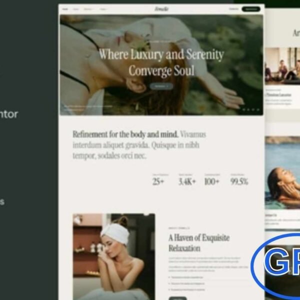 Femelle – Spa & Wellness Elementor Template Kit Femelle is a beautifully designed Elementor Template Kit crafted for spas, wellness centers, meditation studios, beauty salons, and similar lifestyle businesses. With a clean, modern, and elegant design, Femelle ensures your website delivers a calming and professional look that reflects your brand’s essence.