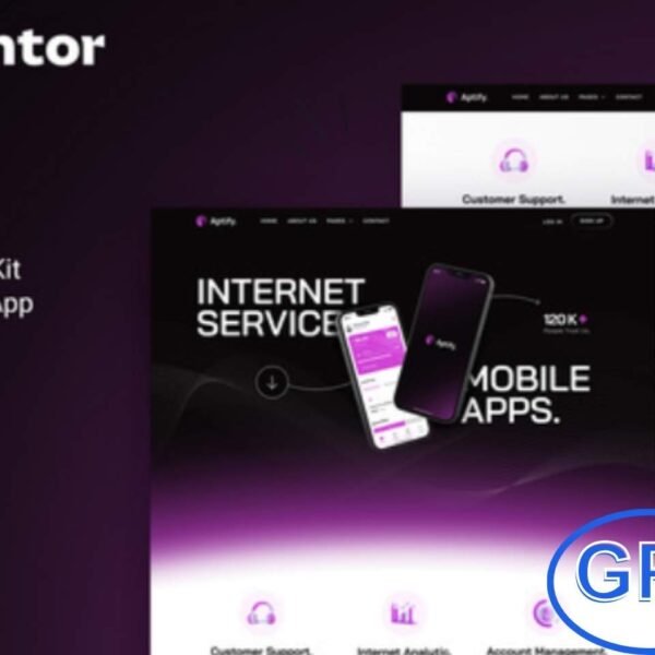 Aptify – Mobile App & Tech Company Elementor Template Kit Aptify is a modern and professional Elementor Template Kit designed for mobile apps, tech companies, IT services, digital agencies, and technology startups.