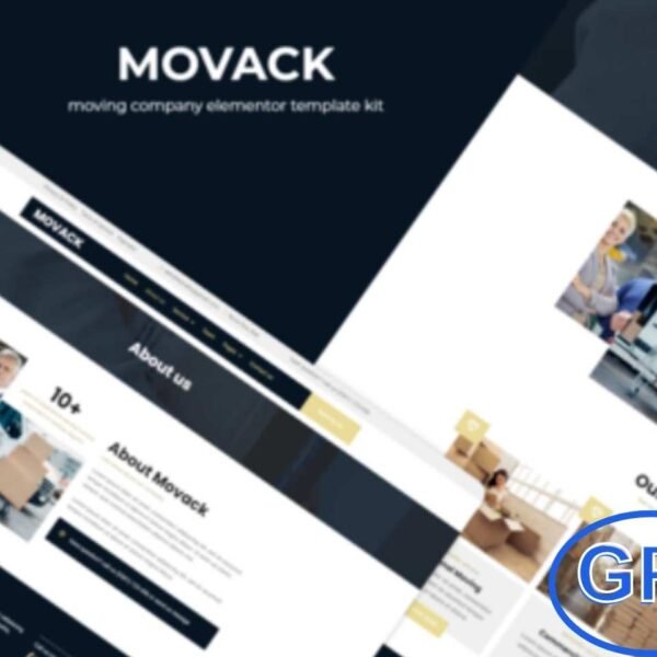 Movack – Moving Company Elementor Template Kit Movack is a modern and professional Elementor Template Kit designed specifically for moving, packing, and logistics companies. It enables you to quickly build a fully responsive website showcasing your services, team, pricing, and client testimonials.