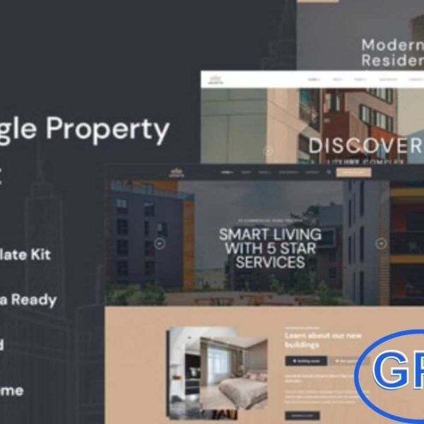 Aports – Single Property Elementor Template Kit Aports is a modern and clean Elementor Template Kit designed for real estate websites, including single property listings, apartment rentals, villas, farms, and property showcases.