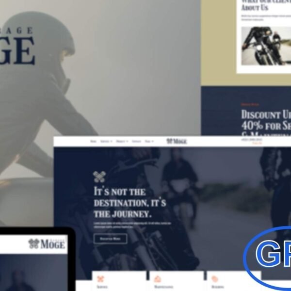 Moge – Motorcycle Repair & Service Elementor Template Kit Moge is a professional Elementor Template Kit designed for motorcycle repair and service businesses. With 12 pre-built templates featuring a clean and modern design, it’s perfect for showcasing services like engine repair, tune-ups, custom motorcycle work, painting, maintenance, and mechanic services.