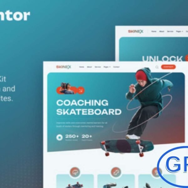 Skinex – Skateboard Coach & Lessons Elementor Template Kit Skinex is a sleek and modern Elementor Template Kit crafted for skateboarding coaches, trainers, and extreme sports instructors. Perfect for promoting skateboard lessons, training programs, or sports classes, this kit combines a clean layout with professional design elements to showcase your expertise.