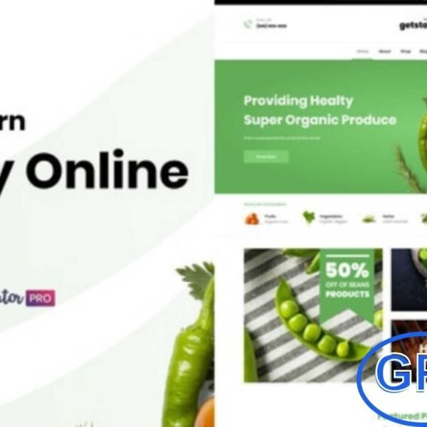 Getstall – Grocery Store Elementor Template Kit Getstall is a modern Elementor Template Kit designed to help you build a professional grocery store website with ease.