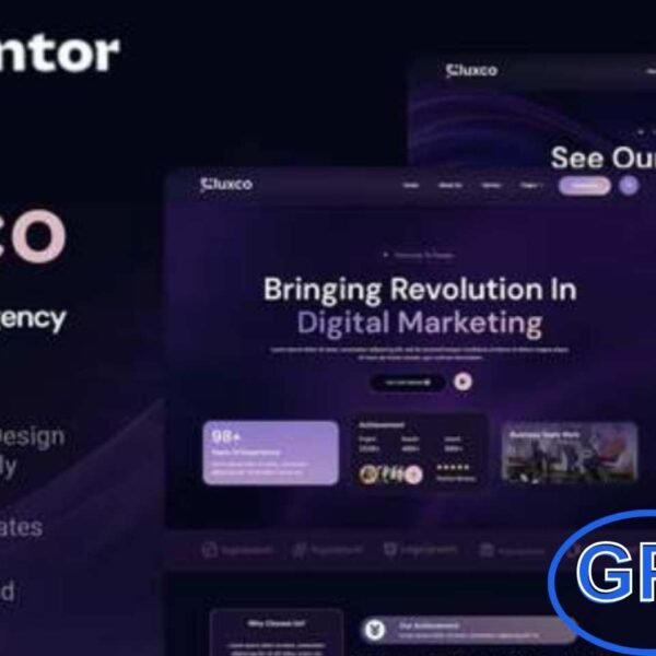 Fluxco – Digital Marketing Agency Elementor Template Kit Fluxco is a modern Elementor Template Kit designed for digital marketing agencies, creative businesses, and startups looking to build a professional online presence. With its sleek and responsive design, Fluxco allows you to quickly create a full-featured WordPress website without coding.