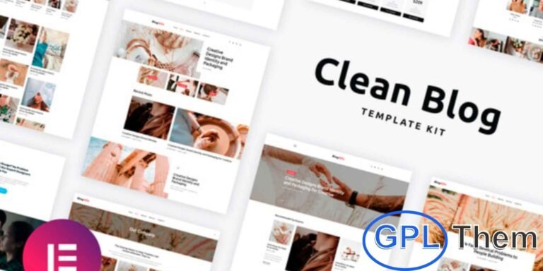 Blog4Life – Blog & Magazine Elementor Template Kit Blog4Life is a modern Elementor Template Kit designed for blogs, magazines, and online publications. It comes with stylish, pre-designed templates that give your WordPress blog a clean and professional look.