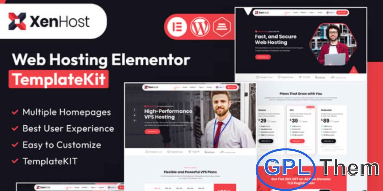XenHost – Web Hosting Elementor Template Kit XenHost – Web Hosting Elementor Template Kit XenHost is a premium Elementor Template Kit tailored for web hosting companies, domain providers, and cloud service businesses. Designed with modern layouts and seamless WHMCS integration, it allows you to build a professional and high-performing hosting website with ease.