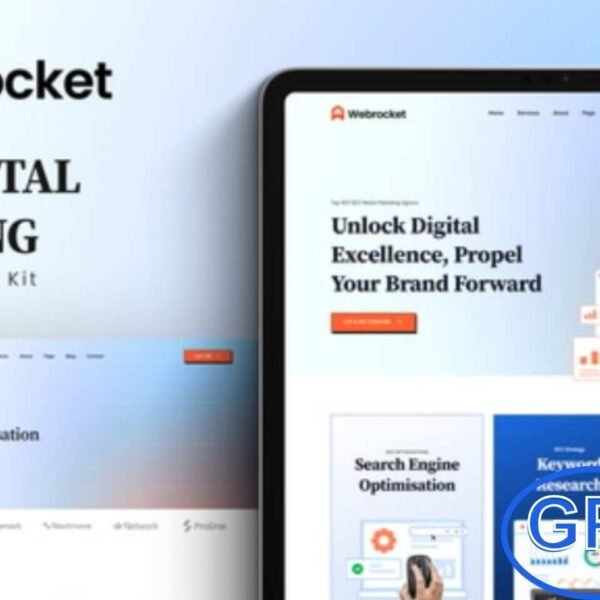 Webrocket – SEO & Digital Marketing Agency Elementor Template Kit Webrocket is a modern Elementor Template Kit designed for SEO agencies, digital marketing companies, and online business solutions. With its clean and professional design, this kit helps you build a powerful WordPress website without coding.