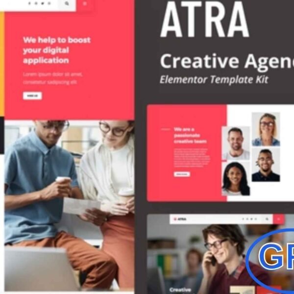 Atra – Creative Agency Elementor Template Kit Atra is a modern Elementor Template Kit designed for creative agencies, studios, and freelancers.