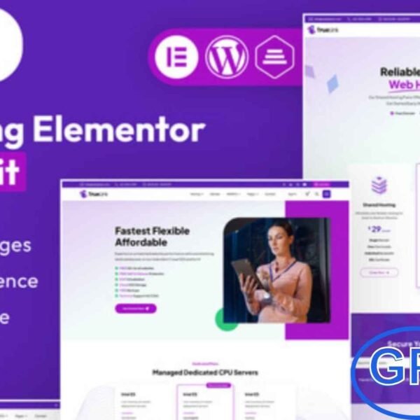 TrueLink – Web Hosting Elementor Template Kit TrueLink is a modern Elementor Template Kit built exclusively for web hosting businesses and related services. Featuring sleek layouts, professional design, and WHMCS integration, this kit makes it easy to create a powerful hosting website without coding.