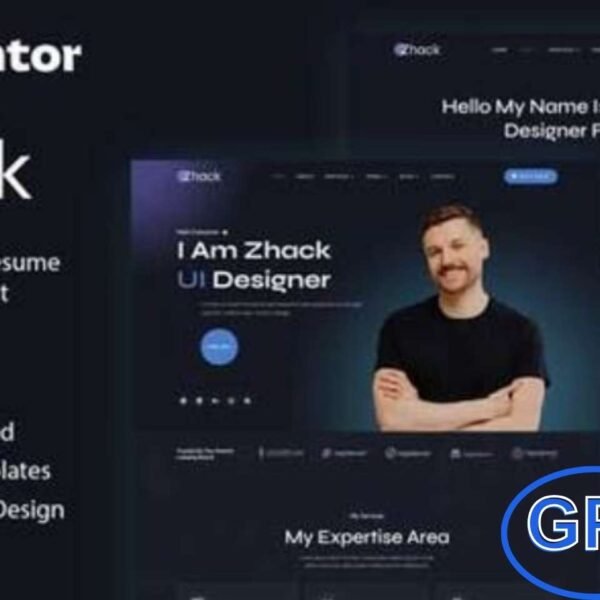 Zhack – Personal Portfolio & Resume Elementor Template Kit Zhack is a modern and stylish Elementor Template Kit crafted for personal portfolios and resumes. Ideal for freelancers, designers, developers, and creative professionals, it features beautifully designed templates to showcase your skills, projects, and professional experience.