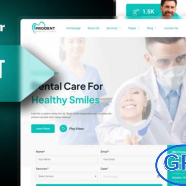 Prodent – Dentist & Dental Care Elementor Template Kit Prodent is a professional Elementor Template Kit crafted for dentists, dental clinics, and oral healthcare services. With clean and modern layouts, this kit helps you build a fully responsive and visually appealing website to showcase treatments, dental care services, and patient consultations.