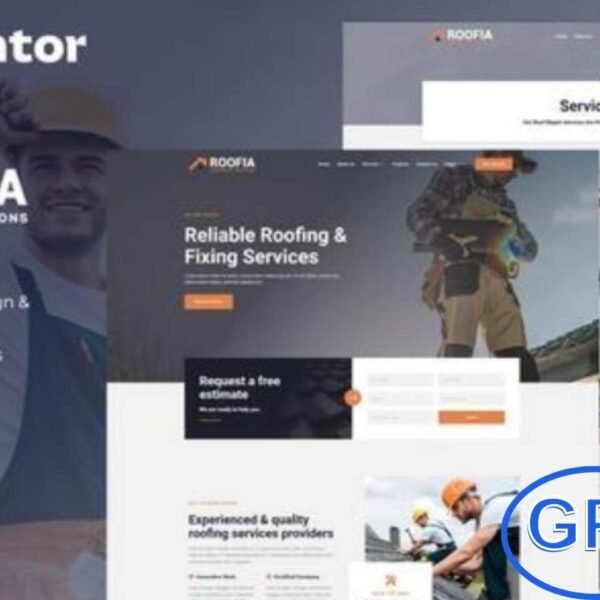Roofia – Roofing Services Elementor Template Kit Roofia is a modern and professional Elementor Template Kit designed for roofing service websites. It is ideal for businesses offering roof repair, roof installation, roof coating, roof inspection, roof renovation, and other roofing-related services.