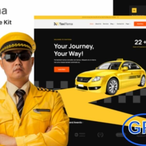 Taxitema – Taxi & Ride-Sharing Elementor Template Kit Taxitema is a modern Elementor Template Kit designed for taxi services, ride-sharing businesses, and online transportation platforms. With a sleek, responsive design, it allows you to create a professional WordPress website effortlessly.
