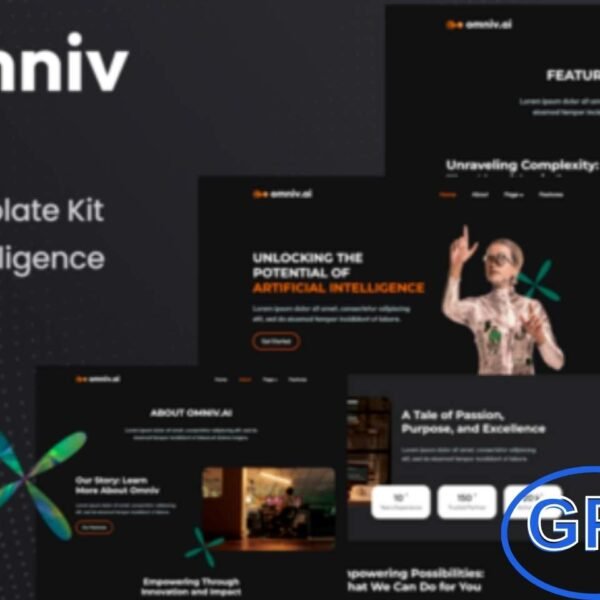 Omniv AI – Artificial Intelligence Elementor Template Kit Omniv AI is a modern Elementor Template Kit designed for Artificial Intelligence, Machine Learning, Data Science, and Automation businesses. This powerful template kit helps you build a professional and fully responsive website to showcase AI solutions, machine learning projects, data analytics platforms, and automation tools with ease.