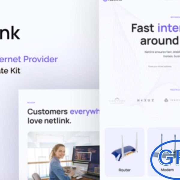 Netlink – Broadband & Internet Provider Elementor Template Kit Netlink is a professional Elementor Template Kit designed for broadband, internet service providers, and telecom companies. Built with WordPress and Elementor, it offers a fully responsive, modern, and easy-to-customize design.