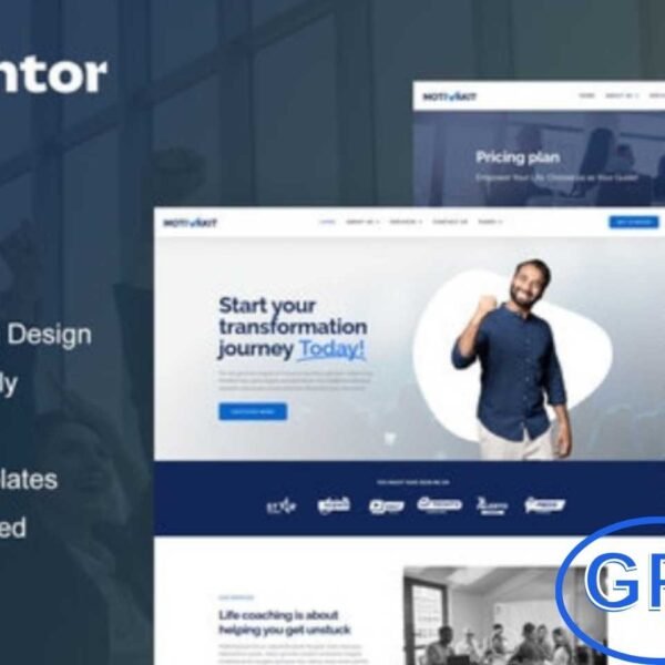 Motivakit – Life Coach & Motivator Elementor Template Kit Motivakit is a modern Elementor Template Kit designed for life coaches, motivational speakers, business mentors, consultants, and trainers. Perfect for creating professional coaching websites, it also suits therapists, online courses, and business training platforms.