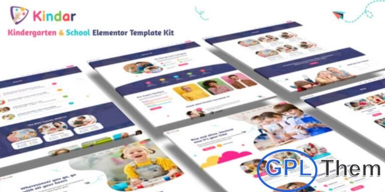 Kindar – Kindergarten & School Elementor Template Kit Kindar is a versatile Elementor Template Kit designed for kindergartens, schools, and educational institutions. Built for the Elementor page builder, it allows you to create professional, fully responsive websites quickly and easily.