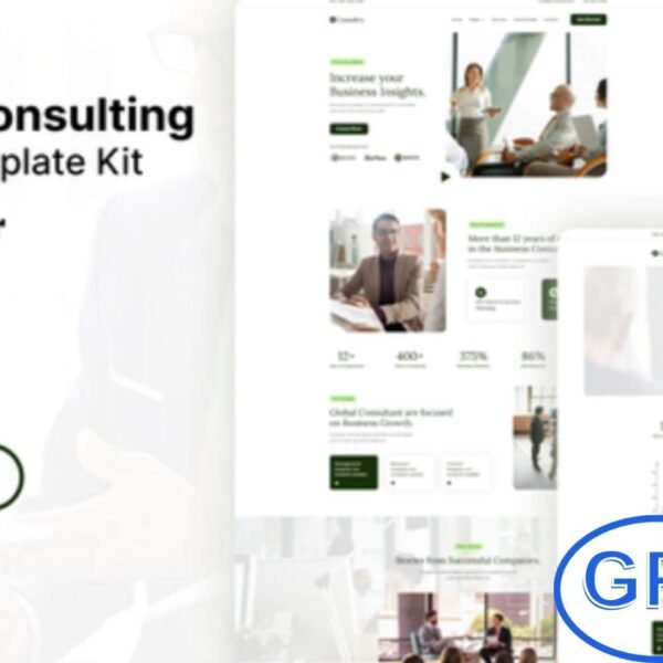 Consultry – Business Consulting Elementor Template Kit Consultry is a professional Business Consulting Elementor Template Kit crafted to build modern and responsive websites for corporate and consulting services.