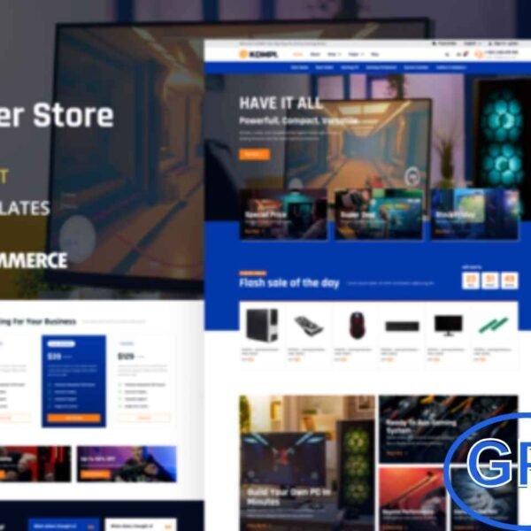 Kompi – Computer & Electronics Store Elementor Template Kit Kompi is a modern Elementor Template Kit designed for computer, laptop, smartphone, gadget, and electronics stores. Perfect for online shops, it offers fully responsive and customizable layouts to showcase products, highlight features, and drive sales.
