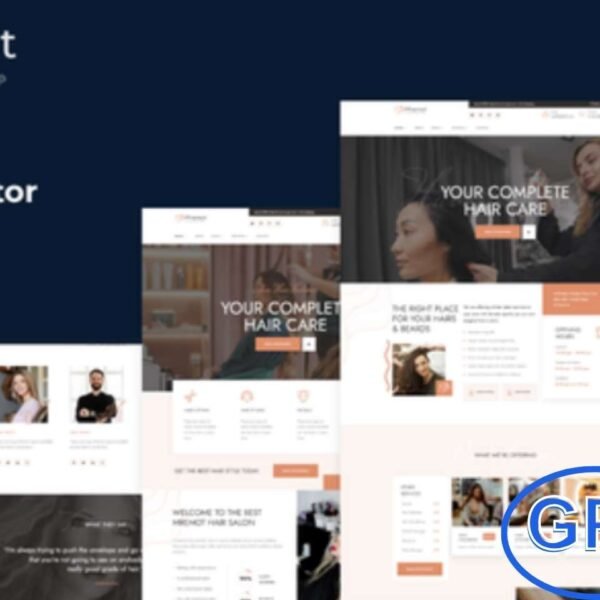 Mremot – Hair Salon Elementor Template Kit Mremot is a stylish Elementor Template Kit perfect for hair salons, barber shops, and beauty service websites. Designed with a modern and unique layout, it offers an elegant solution for showcasing hairstyles, grooming services, and salon portfolios.