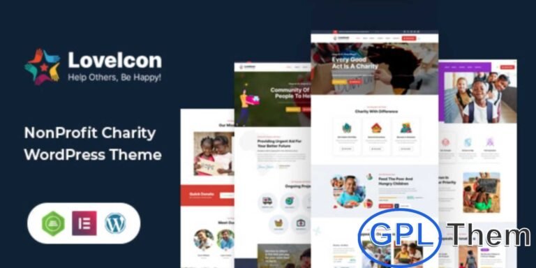 LoveIcon – Nonprofit Charity Elementor Template Kit LoveIcon is a modern and responsive Elementor Template Kit crafted for nonprofit organizations, charities, and fundraising websites. Designed with a clean and professional layout, it’s ideal for showcasing causes, managing donations, and engaging supporters online.