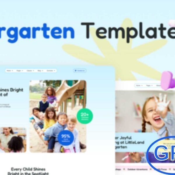 LittleLand – Kindergarten Elementor Pro Template Kit LittleLand is a vibrant Elementor Pro Template Kit designed for kindergartens, preschools, nurseries, childcare centers, play areas, and kids cafés. With its modern and playful design, it’s perfect for creating websites that highlight children’s activities, early learning programs, and growth-focused environments.