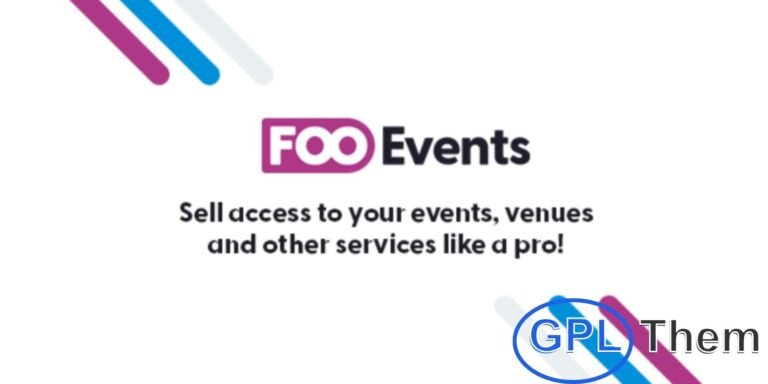 FooEvents – WooCommerce Tickets and Bookings Bundle FooEvents is a powerful WordPress plugin that adds advanced ticketing and booking functionality to WooCommerce. With this bundle, you can easily sell event tickets, manage registrations, and create professional event booking systems directly on your website.