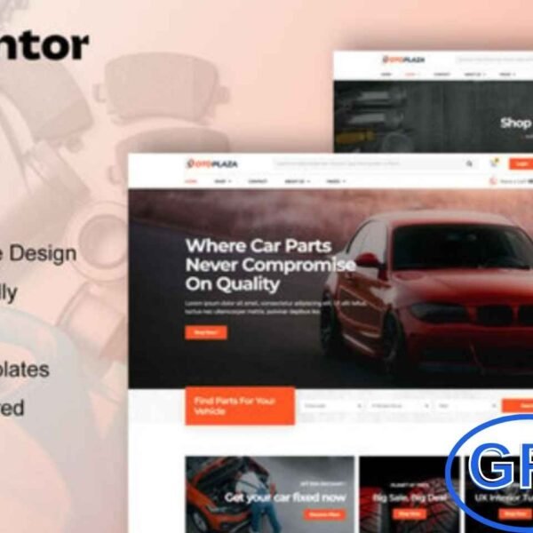 OtoPlaza – Auto Parts Store & Accessories Elementor Pro Template Kit OtoPlaza is a professional Elementor Pro Template Kit designed for auto parts stores and car accessories websites. Perfect for creating WordPress and WooCommerce online shops, this kit allows you to sell car spare parts, auto parts, and accessories with ease.