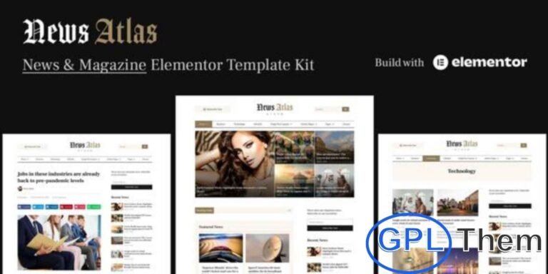 NewsAtlas – News & Magazine Elementor Template Kit NewsAtlas is a modern and professional Elementor Template Kit designed for news websites, online magazines, and blogs. Featuring a clean and responsive layout, it’s perfect for sharing the latest breaking news, technology updates, and trending stories.