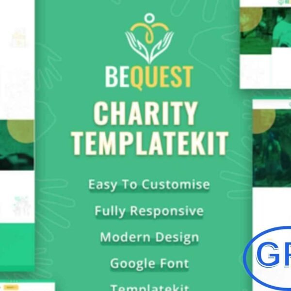 BEQUEST – Nonprofit Charity & Donation Elementor Template Kit BEQUEST is a modern Nonprofit Charity & Donation Elementor Template Kit designed to help organizations create professional, impactful websites with ease. Built for Elementor, this template kit offers fully customizable layouts for charities, nonprofits, fundraising campaigns, and donation drives—no coding required.