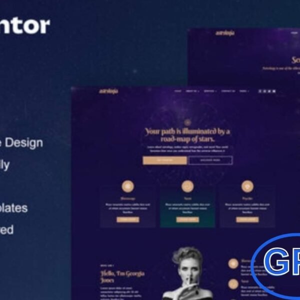 Astrologia – Horoscope & Astrology Elementor Template Kit Astrologia is a versatile Elementor Template Kit designed for horoscope and astrology websites. Ideal for online horoscopes, astrology, numerology, esoteric services, and spiritual guidance, it features 12+ pre-built templates with a clean, modern design.