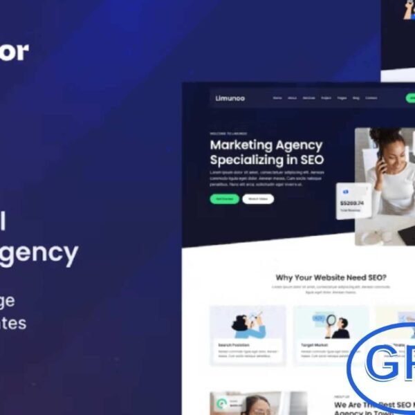 Limunoz – Digital Marketing & SEO Agency Elementor Template Kit Limunoz is a modern Elementor Template Kit designed for SEO agencies, digital marketing firms, and social media marketing businesses. Featuring a clean, professional design with fully responsive and retina-ready layouts, it ensures your website looks perfect on all devices.