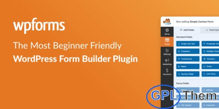 WPForms Pro – Drag & Drop WordPress Form Builder Plugin + All Addons WPForms Pro is the most powerful and user-friendly WordPress form plugin, trusted by millions of websites. With its simple drag-and-drop builder, you can create professional forms in minutes without writing any code.