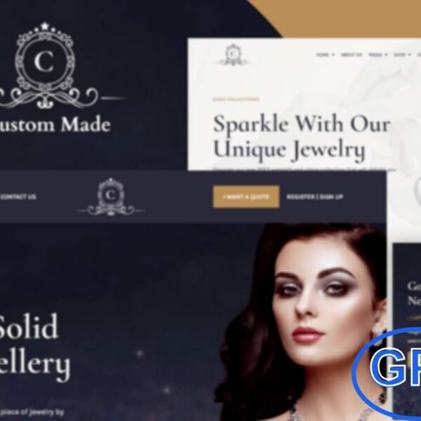CustomMade – Customized Jewellery & Goldsmith Elementor Pro Template Kit CustomMade is a premium Elementor Pro Template Kit designed for customized jewellery stores and goldsmith businesses.