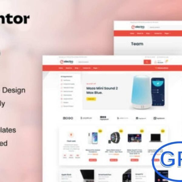 ElectroDeals – WooCommerce Electronics Store Elementor Template Kit ElectroDeals is a modern Elementor Pro Template Kit designed for WooCommerce electronic stores. Ideal for selling gadgets, laptops, computers, and other electronic products, this kit features 12+ pre-built templates with a clean and contemporary design.