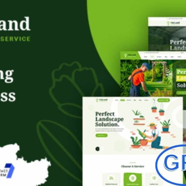 OnLand – Gardening Services WordPress Theme OnLand is a modern and fully responsive WordPress theme designed for gardening businesses, landscapers, and plant shops. Its clean and professional layout makes it easy to showcase your gardening services, products, and portfolio.
