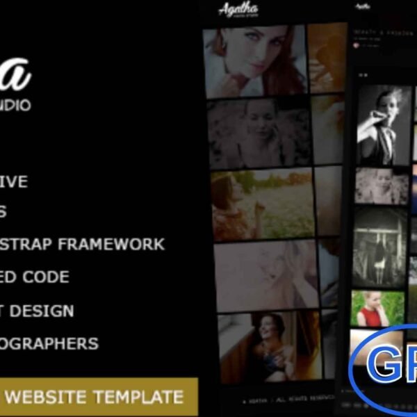 Agatha – Art Gallery & Photography WordPress Theme Agatha is a modern Photography Portfolio WordPress Theme crafted with HTML5 and CSS3, ideal for photographers, art galleries, creative agencies, and multipurpose websites.