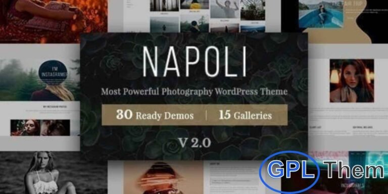 Napoli – Photography & Portfolio WordPress Theme Napoli is a professional WordPress theme designed for photographers, creatives, and visual artists who want to launch a stunning online portfolio. Perfect for showcasing photography, services, or product presentations, it offers a versatile platform to highlight your work.